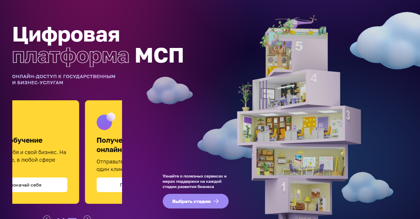 МСП.РФ - цифровая платформа поддержки предпринимателей